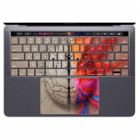 Brain Macbook Keyboard Decal Sticker Abstract Vinyl Pro Air Creative