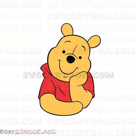 Bear Winnie The Pooh Svg Dxf Eps Pdf Png Winnie The Pooh Winnie The