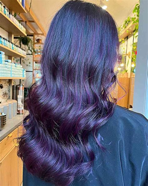 midnight purple hair tumblr