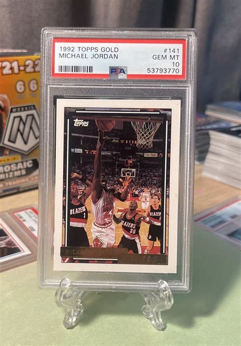 Michael Jordan 1992 Topps 141 Gold Price Guide Sports Card Investor