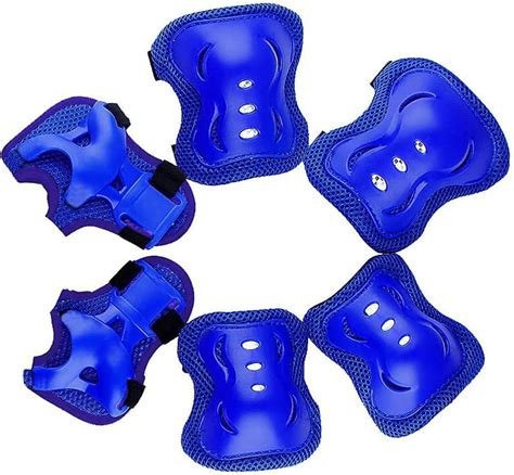 DAGORD Kit de Protection Roller Enfant 6pc Genouillères Coudières