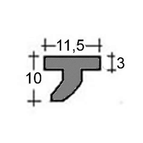Moosgummiprofil Nr 7238 Qualität NR 15 hellgrau kaufen bei Persicaner