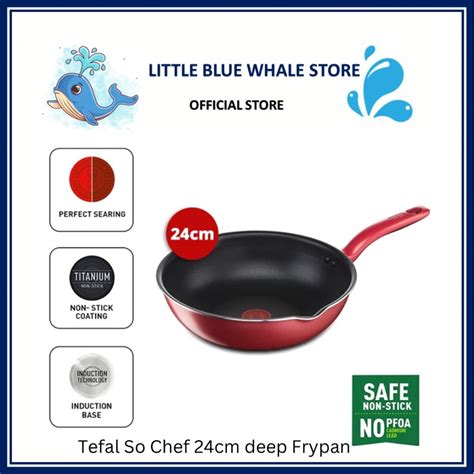 Mother S Day Tefal So Chef Frypan Cm Deep Wok Pan Non Stick