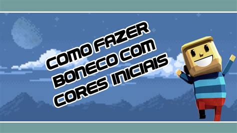 Kogama Como Fazer Boneco Com Cores Iniciais Youtube