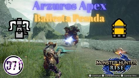 Arzuros Apex Ballesta Pesada Explosivo Monster Hunter Rise En