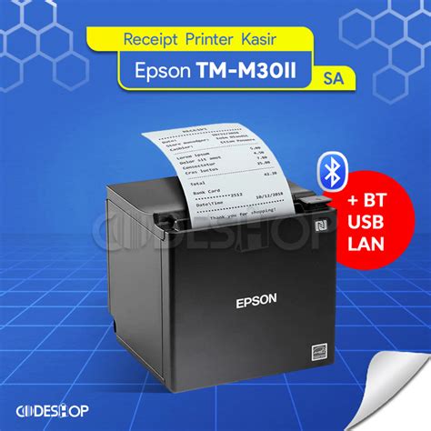 Jual Printer Thermal Epson TMM30ii SA USB Bluetooth Cetak Struk Cafe