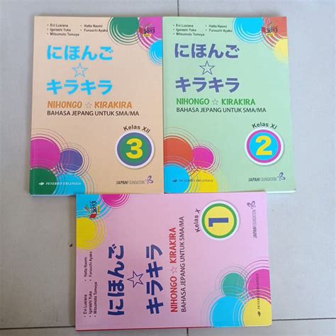 Jual Original Buku Nihongo Kirakira Bahasa Jepang Sma Ma Kelas