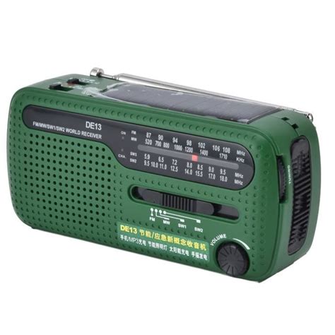 Radio Fm Radio D Urgence Manivelle Solaire Radio M T O Rechargeable