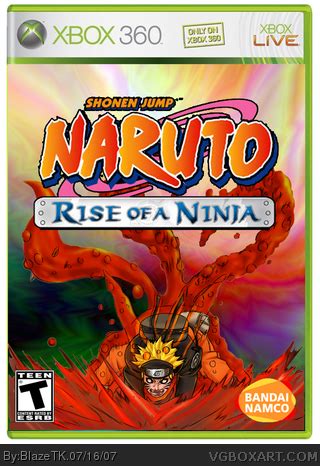 Naruto Rise Of A Ninja Xbox Box Art Cover By Blazetk