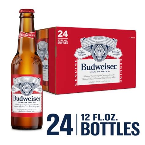 Budweiser Lager Beer, 24 pk / 12 fl oz - Fry’s Food Stores