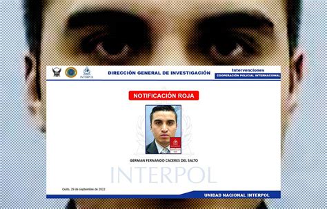 Interpol Emite Notificaci N Roja Para Localizar A Germ N C Ceres