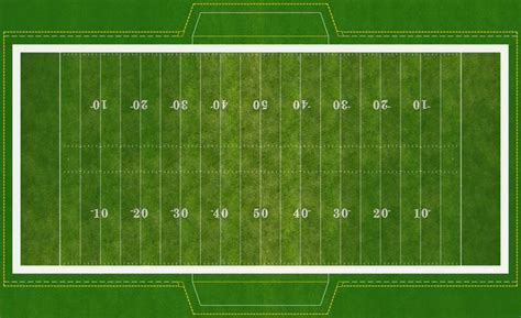 Football Field Layout Template