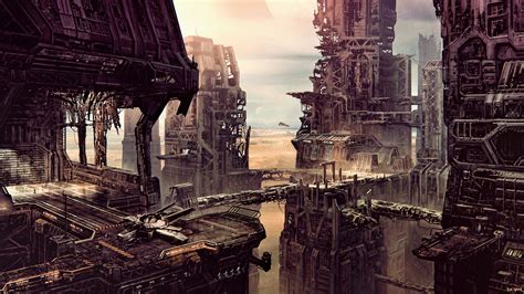 Star Citizen, 4K, matte painting, art, space ship, yacht, city, urban ...