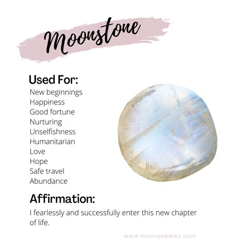 healing properties  moonstone moon stone meaning moonstone