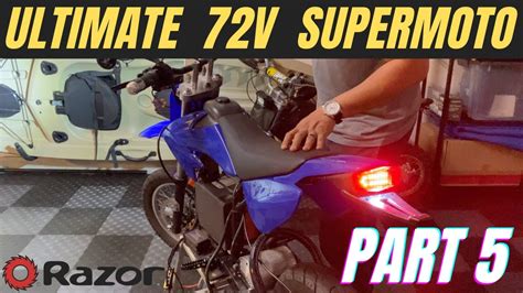 Ultimate 72v Supermoto Razor Mx650 Build Part 5 Youtube