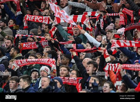 Nottingham Forest Fans During The Carabao Cup Semi Finals Match