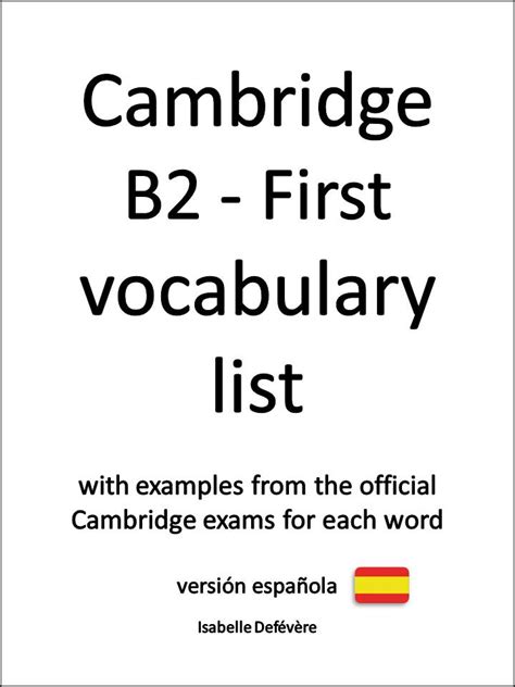 Lista De Vocabulario B2