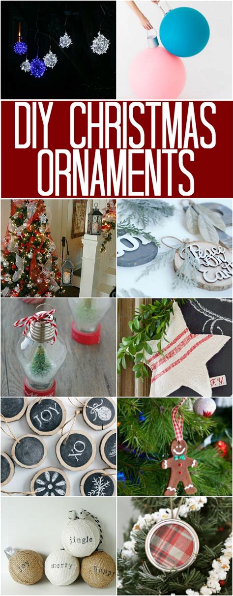 DIY Christmas Ornaments 100 Days Of Homemade Holiday Inspiration