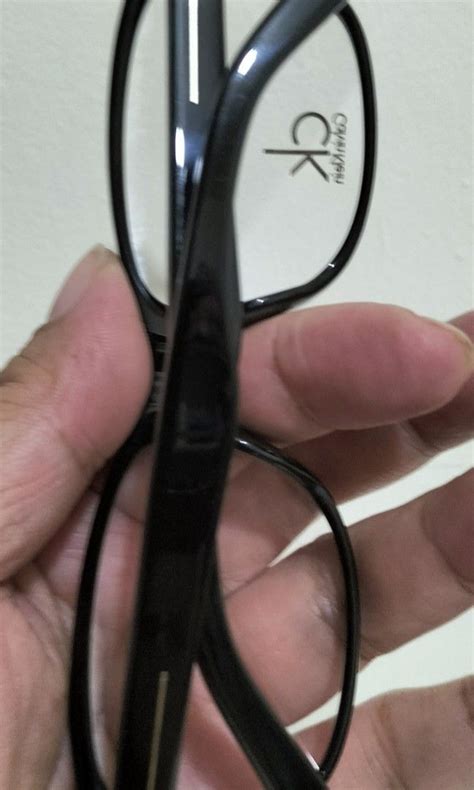 Calvin Klein New Black Eyeglass Frame Size Hinges 14 5cm Edge To