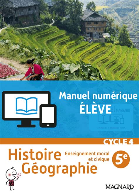 Histoire Géographie Emc 5e 2016 Manuel Numérique élève Magnard