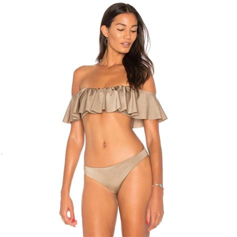 Eberjey Swim Eberjey Beach Glow Margarita Bikini Top Tobacco Tan M