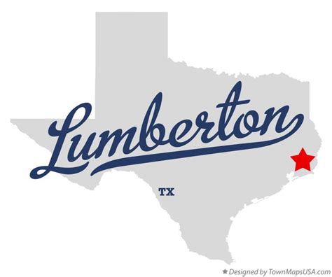 Map of Lumberton, TX, Texas