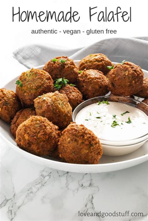 Authentic Homemade Falafel Made From Dried Chickpeas Herbs And Garlic