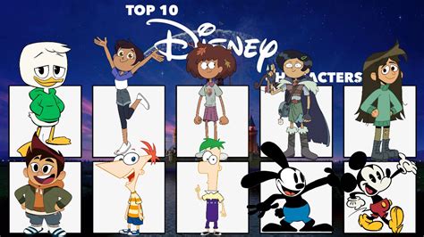 My Top Ten Disney Characters By Eyfdzfgvvyvc On Deviantart