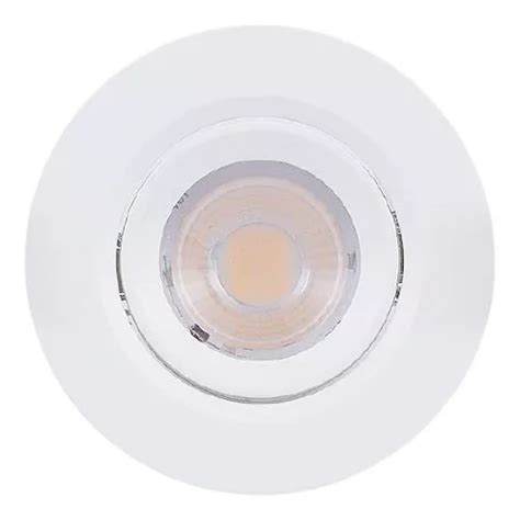 Spot Led Mr Downlight Redondo Embutir W Biv Quente Mercadolivre