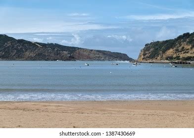 Sao Martinho Do Porto Beach Portugal Stock Photo 1387430669 | Shutterstock