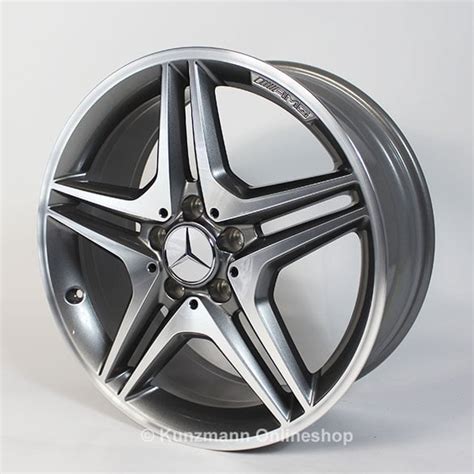 Amg Inch Rim Set A Class W Double Spoke Himalaya Grey