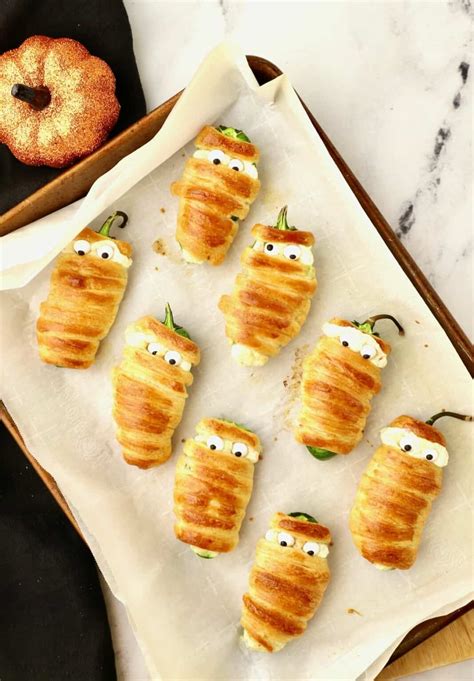 Easy Halloween Mummy Jalapeño Poppers Grits And Pinecones