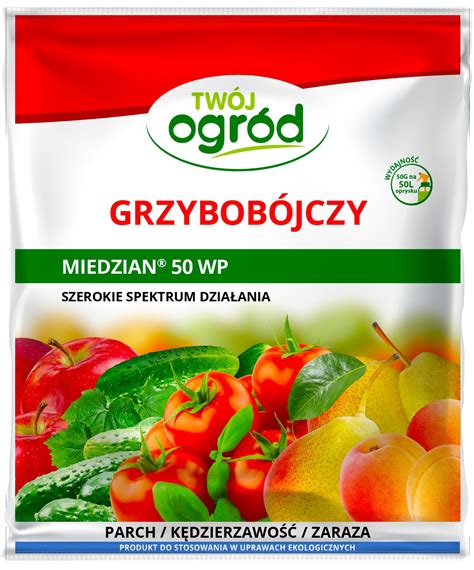 MIEDZIAN 50WP ZARAZA CHOROBY GRZYBOWE PARCH 50G Miedzian50g Cena