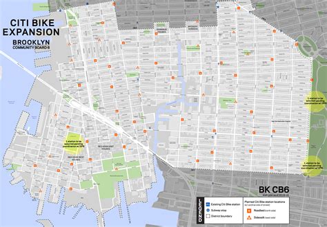 The Next Brooklyn Bike Share Expansion Will Be The Thinnest Part Of