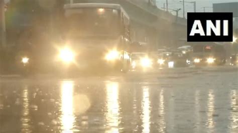 Hyderabad Rains Severe Waterlogging Witnessed In City Imd Issues Yellow Alert Today News