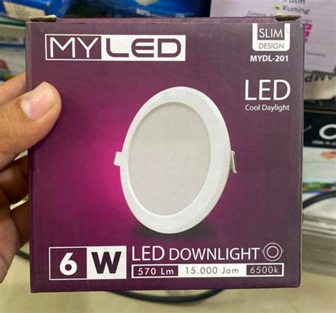 SIOPEN BALANGAN TOKO LISTRIK CAHAYA ABADI LAMPU DL MYLED IB BULAT