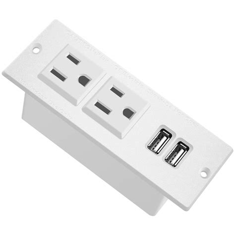 Pop Up Outlets With USB C Ports Recessed Hidden Countertop Outlet