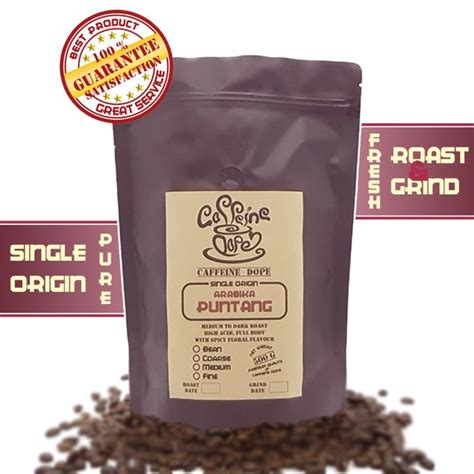 Jual Kopi Arabika Puntang Gr Single Origin Bean Biji Ground Bubuk