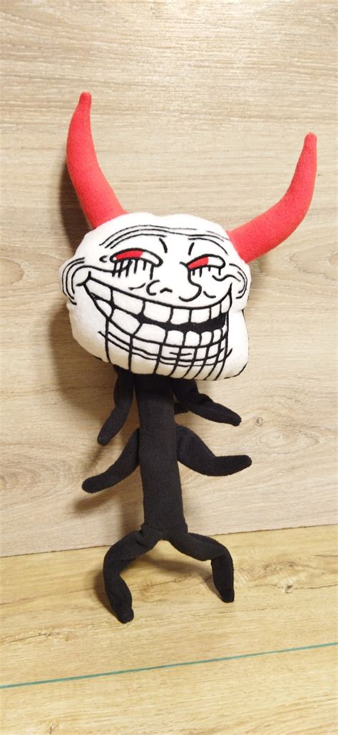 Trollface The Devil Phase 1 The Trollge Incidents Large Etsy Finland