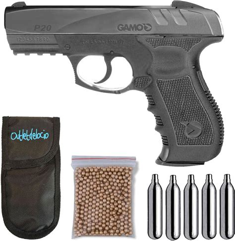 Pack Pistola Perdigon Gamo Gp Combat Calibre Mm Funda