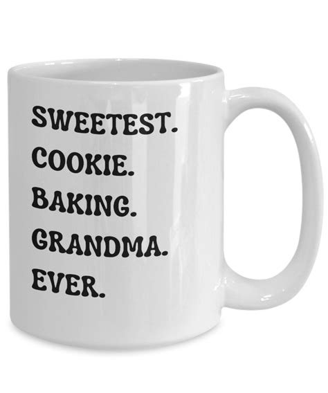 Best Baking Grandmother Mug Grandma Cookie T For Granny From