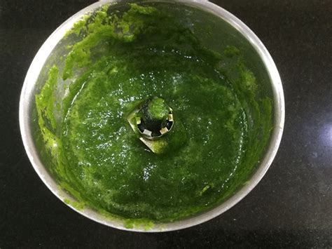 spinach puree - CurryandVanilla