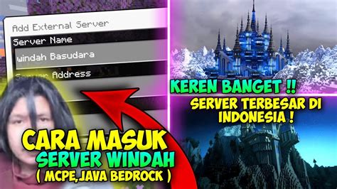 Work Cara Masuk Server Minecraft Windah Basudara Server Minecraft