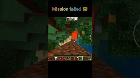 Jumped Lava 😅👍 Shorts Viralshort Minecraftshorts Minecraft Youtube