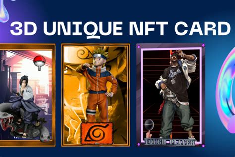 I will Design 3d NFT trading card, NFT gaming Card, NFT crypto Coin for ...