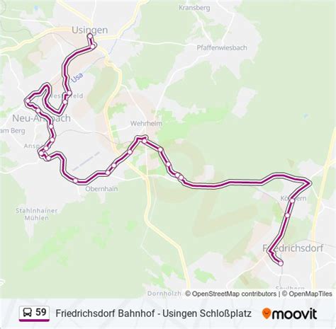 Route Fahrpl Ne Haltestellen Karten Usingen Schlo Platz