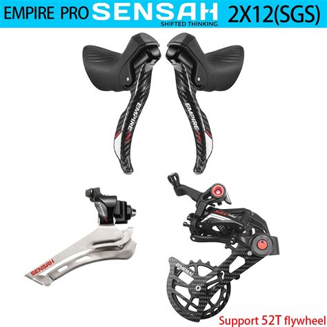 SENSAH EMPIRE PRO 4 Kits Carbon Fiber 2x12 Speed 24s Road Groupset R L