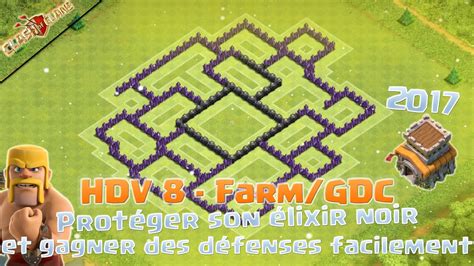 Village HDV 8 Farm Rush GDC Protéger son élixir noir et gagner des