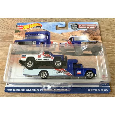 風火輪 Hot Wheels 運輸車 51 道奇 80 DODGE MACHO POWER WAGON 越野 皮卡車 蝦皮購物
