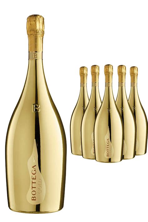 Bottega Gold Prosecco 6 X 75cl Case VIP Bottles